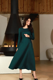 Lega A silueto suknelė "Mirta Emerald - Navy"