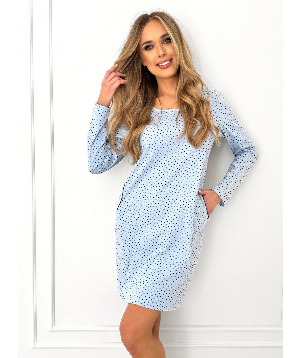 medvilniniai naktiniai ilgomis rankovėmis