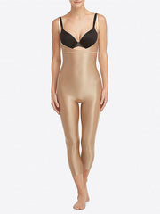 Spanx koreguojantis kostiumas atvira krūtine "Suit Your Fancy Catsuit Nude"