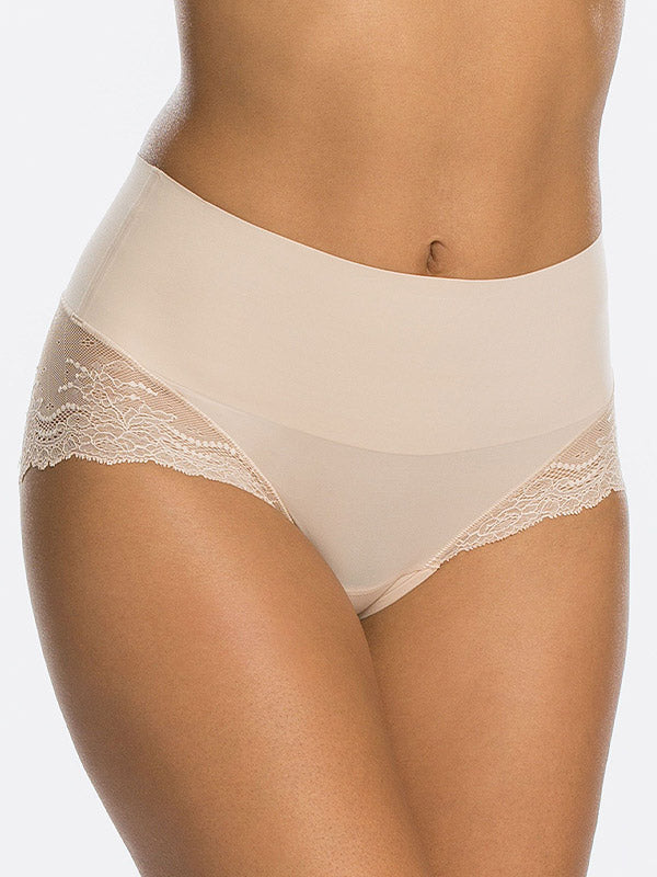 Spanx glotninančios hipster kelnaitės su nėriniais 