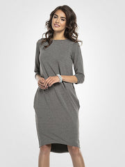 Tessita medvilninė suknelė "Helmi Grey"