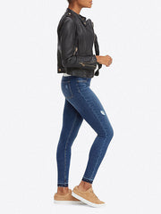 Spanx koreguojantys džinsai-leginsai "Distressed Blue"