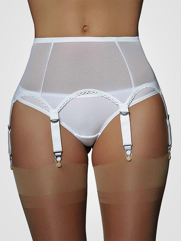 Nylon Dreams 6 dirželių klasikinis prisegamų kojinių diržas 