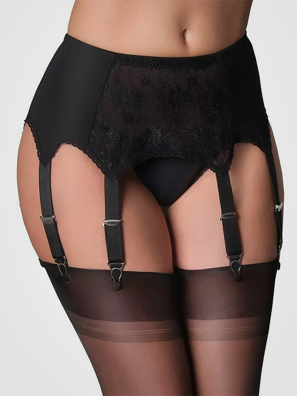 Nylon Dreams 8 dirželių klasikinis prisegamų kojinių diržas 