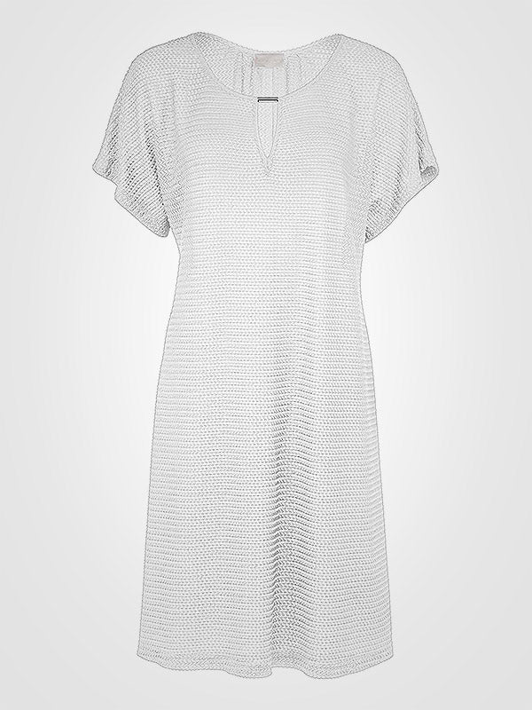 Charmline Beach Tunic Vulcanic Motion Coral White