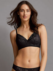 Triumph Innovative Lace Non-wired Bra Fit Smart P01 EX Black
