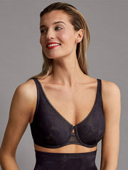 Triumph krūtinę mažinanti liemenėlė su lankeliais "Wild Rose Sensation W01 Black"