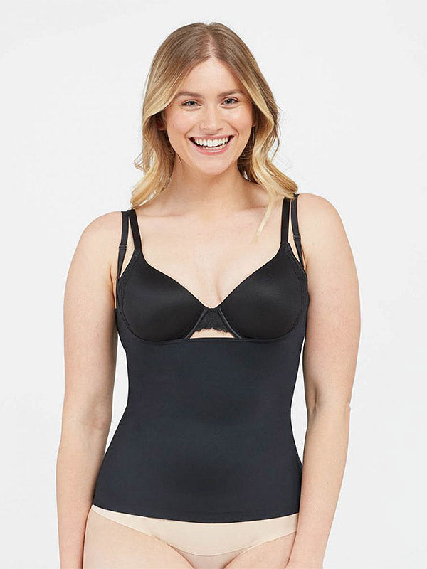 Spanx koreguojantys marškinėliai atvira krūtine 