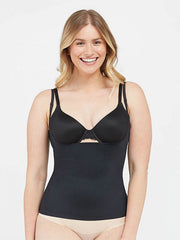 Spanx koreguojantys marškinėliai atvira krūtine "Suit Your Fancy Open-Bust Black"