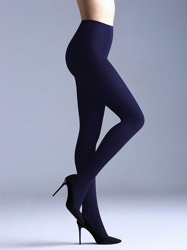 Giulia Opaque Matte 3D Microfiber Tights Samba 40 Den Deep Navy