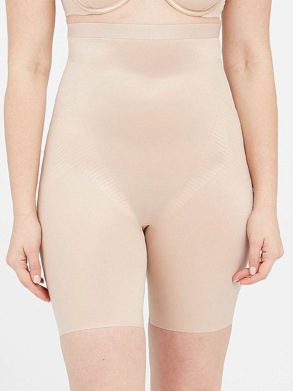 Spanx koreguojantys aukšto juosmens šortukai 