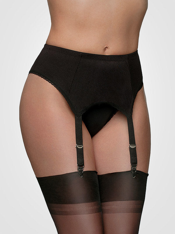 Nylon Dreams 4 dirželių klasikinis prisegamų kojinių diržas 