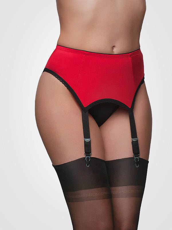 Nylon Dreams 4 dirželių klasikinis prisegamų kojinių diržas 