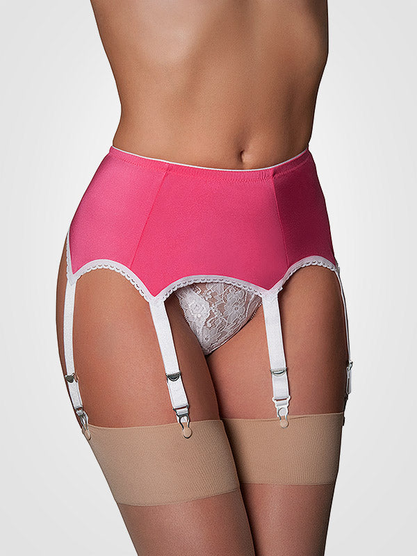 Nylon Dreams 6 dirželių klasikinis prisegamų kojinių diržas 