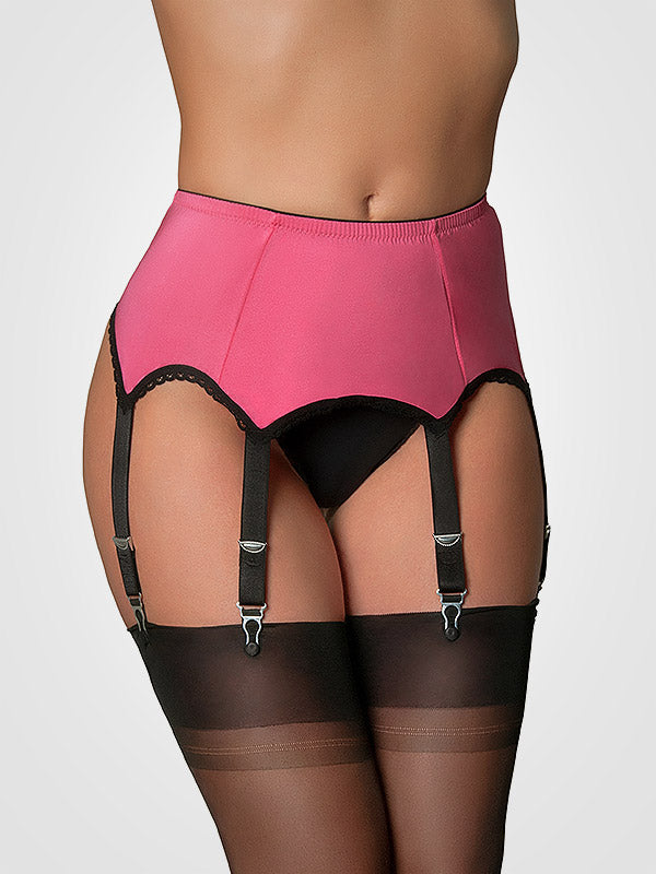 Nylon Dreams 6 dirželių klasikinis prisegamų kojinių diržas 