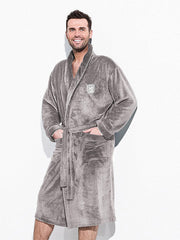 L&L vyriškas chalatas "Borys Grey"