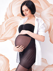 Giulia Maternity Tights Mama 20 Den Black