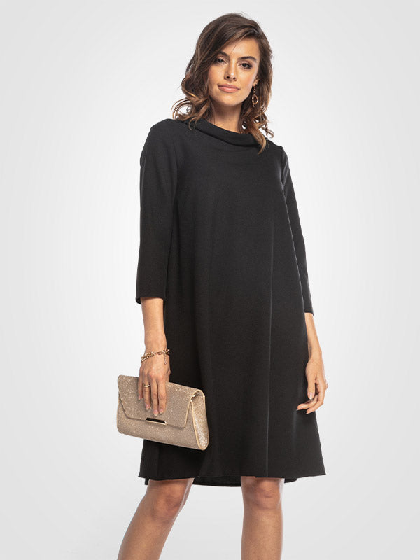 Tessita Flared Dress Bella Black