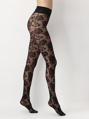Oroblu Patterned Tights All Colors Lace 20 Den Black