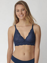 Triumph inovatyvi minkšta liemenėlė - braletė "Amourette Charm N03 Dark Blue"