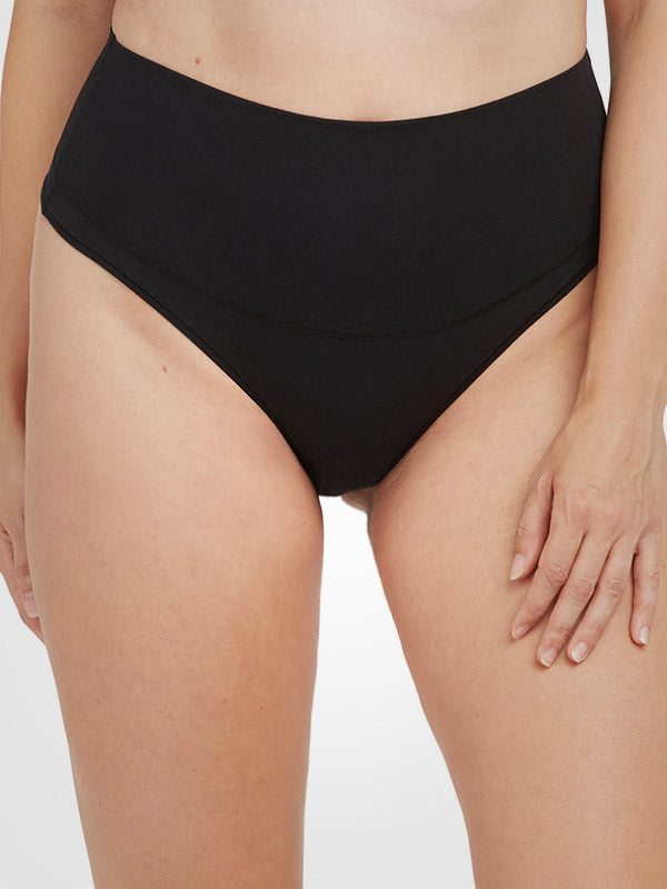 Spanx koreguojančios medvilnės ir modalo kelnaitės stringai 