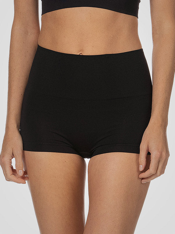 Spanx koreguojantys paaukštinto juosmens šortukai iš perdirbto nailono 