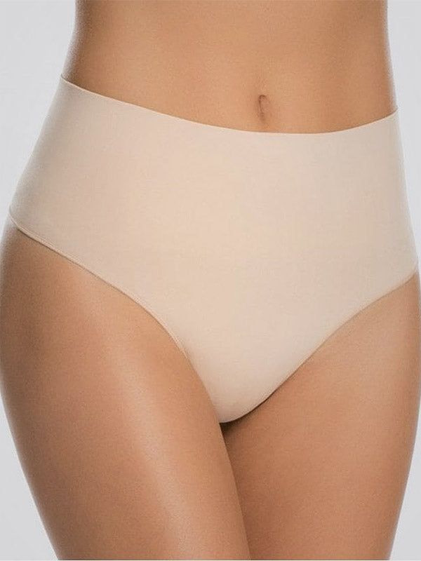 Spanx koreguojančios paaukštinto juosmens stringai iš perdirbto nailono 