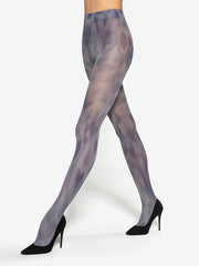 Gatta Patterned Tights Artea 01 40 Den Grey