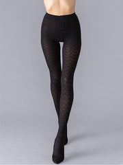 Gatta Patterned Tights Loretta 141 50 Den Black