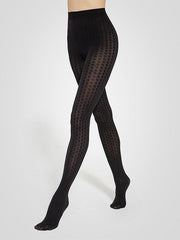 Gatta raštuotos pėdkelnės "Loretta 148 50 Den Black"
