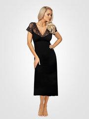 Donna ilgi viskoziniai naktiniai "Ivana Long Black"