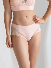 Lega Viscose Panties with Lace Evana Cream