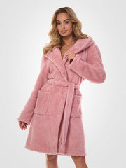 L&L Bathrobe With Ears Funny Powder Pink