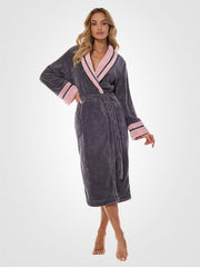 L&L ilgas chalatas "Madame Graphite - Pink"