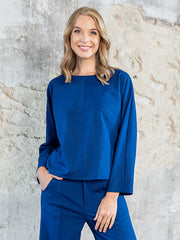 Lega Blouse With Viscose Vesta Blue