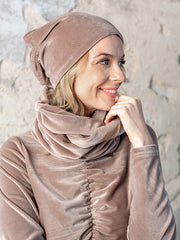 Lega veliūrinė mova "Dora Cappuccino Velour"