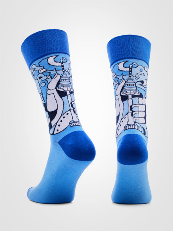 Spalvotos Kojines unisex medvilninės kojinės 