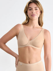 Sloggi medvilninė liemenėlė be lankelių "Basic + Nude"