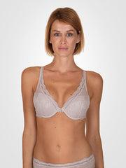 Lisca Lace Push Up Bra Danielle Silver Ash
