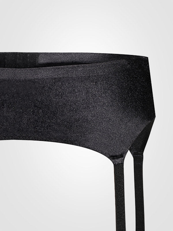 Julimex Smooth Shiny Garter Belt Orchid Black Doti Julimex Smooth Shiny Garter Belt Orchid Black Doti
