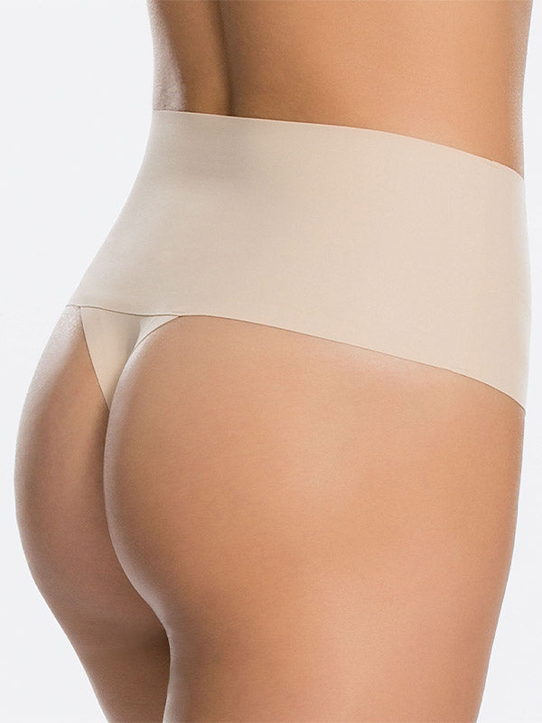 Spanx разглаживающие стринги "Undie-tectable® Nude"