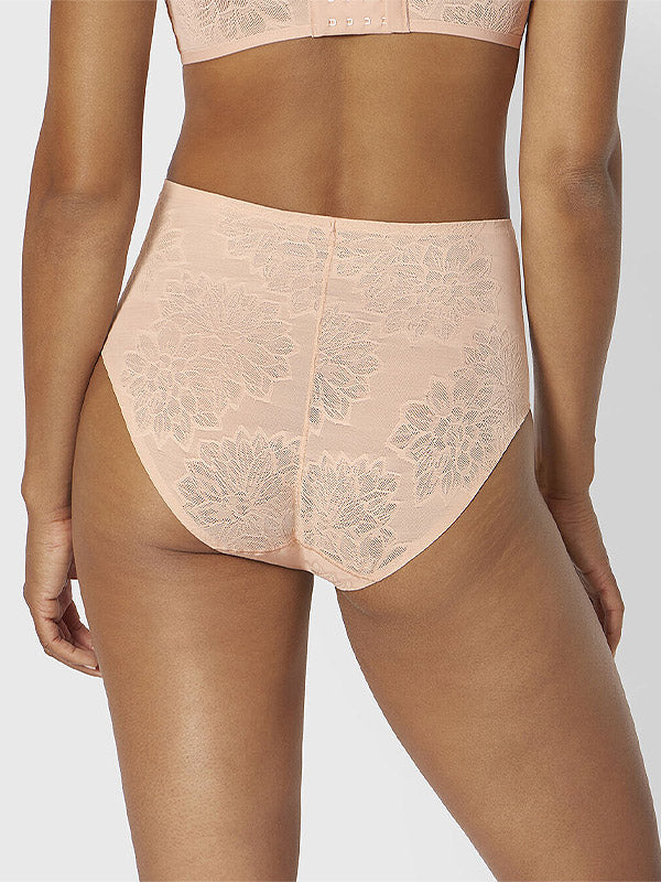 Triumph Lacey High-waisted Panties Fit Smart Maxi EX Cream