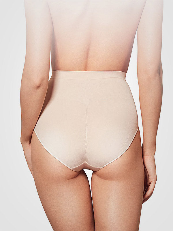 Gatta безшовные корректирующие трусики с завышенной талией "Bikini Nude"