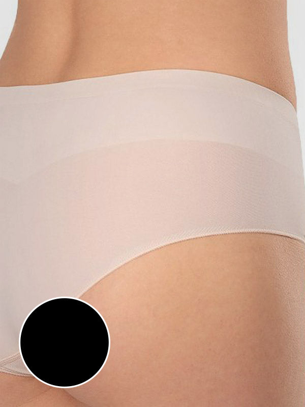 Gatta бесшовные трусики из микрофибры "Sensual Skin Retro Black"