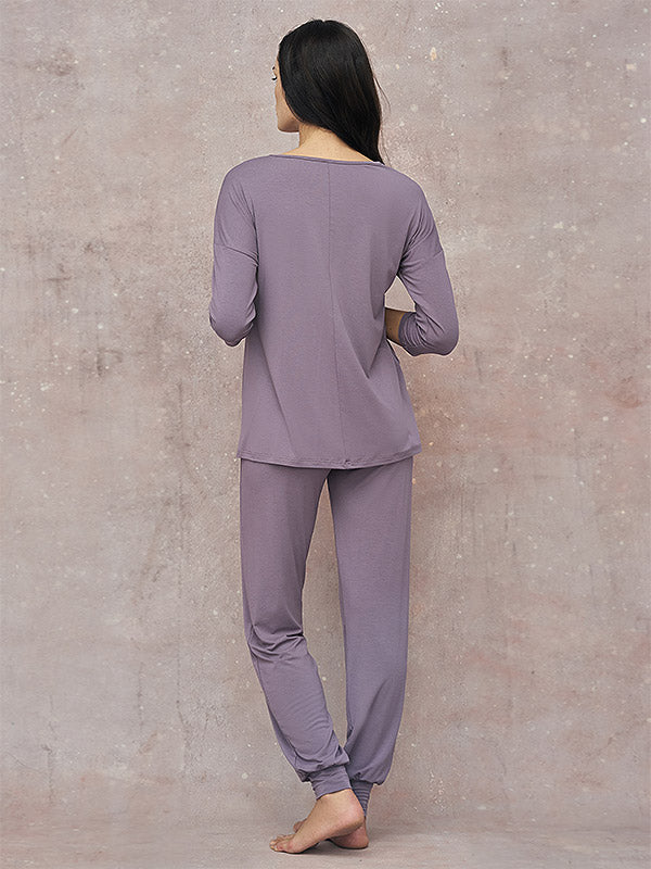Lega Viscose Pajamas Amina Light Violet