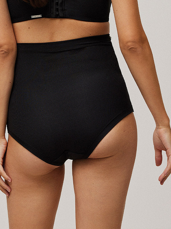 Ysabel Mora High-waisted Maternity Panties Pilar Black