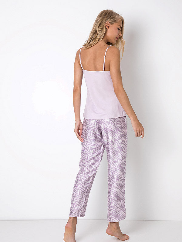 Aruelle Viscose Pyjamas with Long Pants Livia Long Light Violet