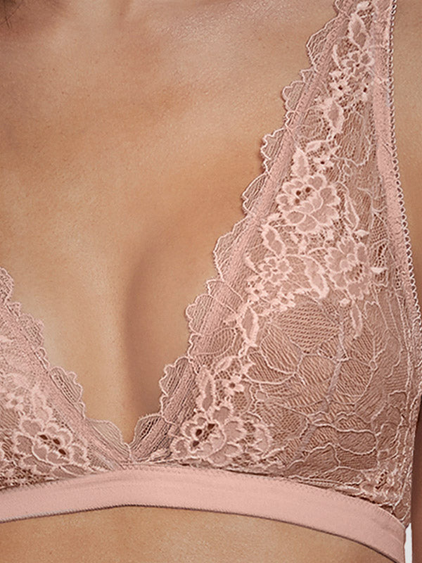Wacoal кружевной бралетт "Lace Perfection Rose Mist"