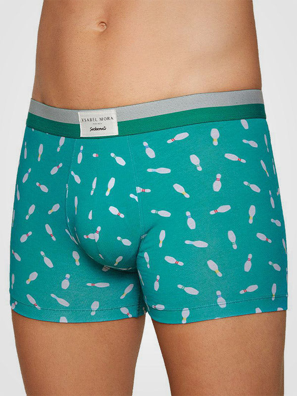 Ysabel Mora 2-Pack Men's Boxer Briefs Bowling Green - Grey - Multicolor