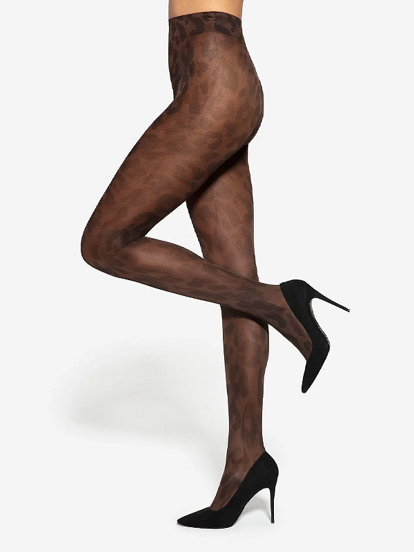 Gatta Patterned Tights Artea 03 40 Den Mocha